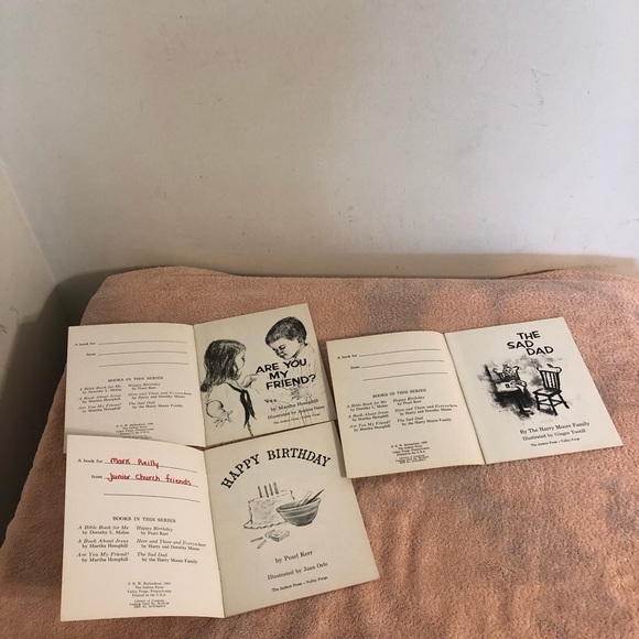 Vintage 1969 Judson Press Lot of 3 Faith Based Children’s Books - Picture 2 of 9